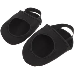 NULYLU Copriscarpe Nero 2 Pezzi da Ciclismo in Neoprene Antiscivolo | Scarpe da Strada e Mountain, Fascia Elastica, Uso Outdoor e Riding, Accessori Mtb