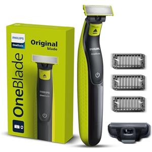 Philips OneBlade Turbo2X QP2724/10 Hybrid Trim, Edge, Doppia Protech Tech Rasatura Adatto a tutti i tipi di pelle e spessore dei capelli