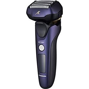 Panasonic ES-LV67 - Rasoio elettrico a 5 lame Wet and Dry per uomo (blu navy e nero) (attacco con spina del Regno Unito a 2 pin)
