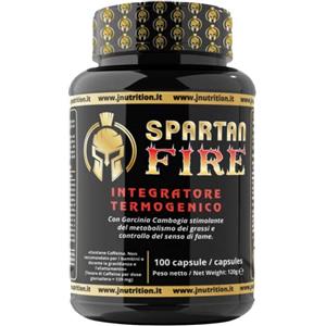 JNUTRITION SPARTAN FIRE termogenico, brucia grassi con Garcinia Cambogia e controllo del senso di fame, Indicato per diete ipocaloriche destinate al dimagrimento.. (100)