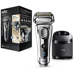 Braun 9 9295cc Rasoio elettrico, tecnologia Wet&Dry e Sistema Clean&Charge, colore: Cromo, prodotto di eccellente qualità