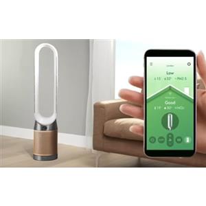 dyson TP09 Purifier Cool™ Formaldehyde, Ventilatore da Torre Purificatore, 40 W, HEPA H13, BT 4.0, WiFi, Oro
