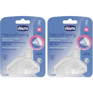 Chicco Natural Feeling 2x1 Pc