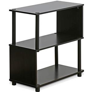Furinno 2-Tier Flexi Libreria, Legno, Marrone (Espresso), 2 Scomparti