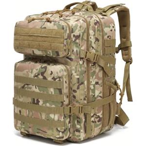 SHANNA Zaino Tattico Militare 45 Litri, Impermeabile Grand Zaini da Hiking, Zaino Assault 3 Giorni da Combattimento Molle per Escursionismo All'aperto Viaggio Campeggio Caccia alla Pesca Trekking