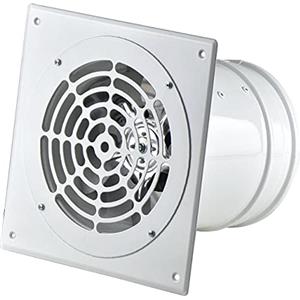 Steinberg14 160mm Ventilatore Industriale in Metallo - Ventola Aspirazione Silenziosa - Estrattore/Aspiratore d'Aria - Ventilatore da Bagno