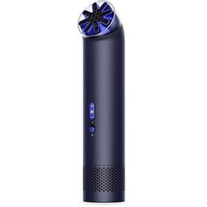 Dyson HushJet™ Mini Cool, Ventilatore Compatto, Ink e Cobalt, Portatile | Raffreddamento Rapido, Dimensioni 18 x 3.8 x 3.8 cm, 5 Velocità Regolabili, Ugello 360° Multidirezionale