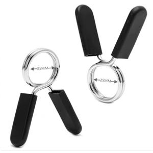 XCTDSVAH Morsetti A Molla Morsetto for bilanciere 2 Pezzi 25/28/30 mm | Clip for collare a molla, blocco manubri for palestra: kit di sollevamento standard