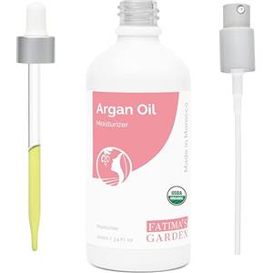 Fatima's Garden Olio di Argan - Idratante Organico per Pelle e Capelli, 100ml