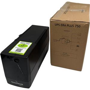 Tecnoware ERA PLUS 750, alimentatore interattivo online, 0,75 kVA, 525 W, 50/60 Hz, 5%, 40 dB