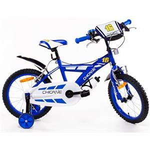 SCH Bici Chicane, Bicicletta Bambino, Blu, 16"