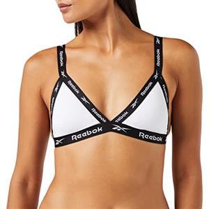 Reebok Donna, Reggiseno, Bianco, XS