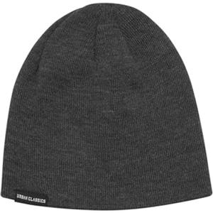 Urban Classics TB306 Unisex Berretto Lavorato a Maglia Base Beanie, Grigio (Carbone 91), Taglia Unica (Misure del Produttore: Taglia Unica)