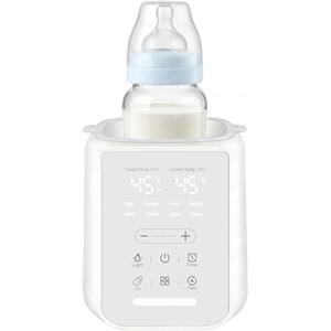 Carehabi Scaldabiberon 8-in-1 con Controllo Temperatura Intelligente, per Latte Materno e Formula, con Funzione Sterilizzazione, Protezione da Surriscaldamento e Mantenimento della Temperatura Costante