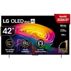 LG OLED evo AI 42 Pollici, Serie C6 2026 Smart TV 4K - OLED42C64LA