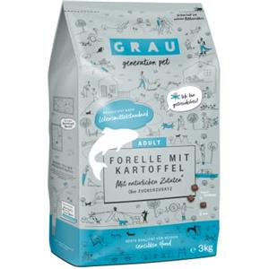 Grau -Crocchette per cani - Trota con patate (1 x 3 kg)