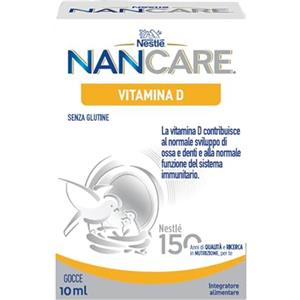 NANCARE NESTLÉ NANCARE VITAMINA D Integratore Alimentare pediatrico per Lattanti e Bambini dalla nascita, Flacone 10ml