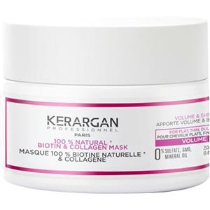 KERARGAN - Maschera Capelli Volumizzante Biotina e Collagene - 250ml | Maschera volumizzante con biotina e collagene, rinforza i capelli fini e dona corpo, morbidezza e luminosità