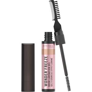 Rimmel London Rimmel Wonder'Freeze Brow Lamination Gel, 002 Blonde, Cera Sopracciglia, Sopracciglia Scolpite, Non-Appiccica, Veloce e Pulito, Leggero, Formula Vegana, 6g