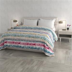 Italian Bed Linen FASHION Trapunta invernale stampata, made in Italy, Love Lines, Matrimoniale 260x260cm