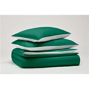 Osama Home PANTONE - Set Copripiumino Singolo Cotone per Piumone Letto Singolo Composto da Sacco Copri Piumino 155x200 Patella 40 cm + Federa Cuscini Letto 50x80, Parure Copripiumino per Completo Letto Singolo