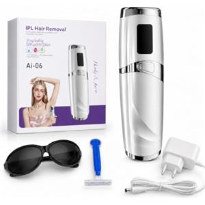 Motswedi Epilatore Luce Pulsata, Con Funzione di Raffreddamento, Laser Peli Donna, 999.999 Lampi, Luce Pulsata, Potenza Regolabile a 9 Livelli, Epilatore Elettrico Donna, Per Donne, Uomini, Ascelle