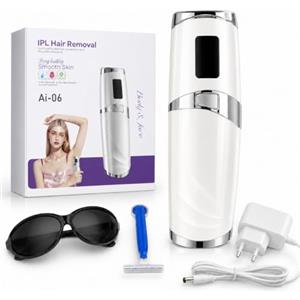 Motswedi Epilatore Luce Pulsata, Con Funzione di Raffreddamento, Laser Peli Donna, 999.999 Lampi, Luce Pulsata, Potenza Regolabile a 9 Livelli, Epilatore Elettrico Donna, Per Donne, Uomini, Ascelle