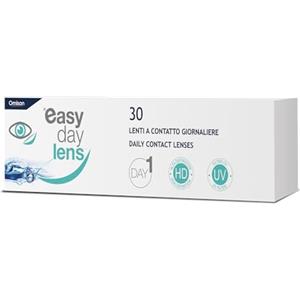 Easy Day Lens, 30 Lenti A Contatto monouso Giornaliere per la correzione della miopia, -8,00