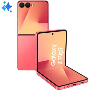 Samsung Samsung Galaxy Z Flip7 F766B 5G Dual Sim 12GB RAM 256GB - Rosso corallo SM-F766BZRGEUE