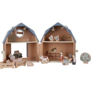 Little Dutch Little Farm 7152 - Casa delle bambole in legno FSC, portatile