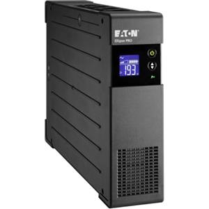 Eaton Serie Ellipse Pro UPS ELP1600DIN - 1600VA 1000W con AVR per protezione avanzata, 8 prese Schuko, USB e sicurezza linea dati RJ45 - Nero (B00CTFTL68)