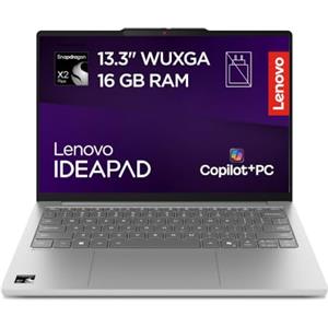 Lenovo IdeaPad Slim 5 Notebook 13.3" Snapdragon X2 Plus, 16GB RAM DDR5, 512GB SSD, Tastiera retroilluminata e chassis in alluminio, IPS, Laptop per Lavoro, Studio - Caricatore non incluso