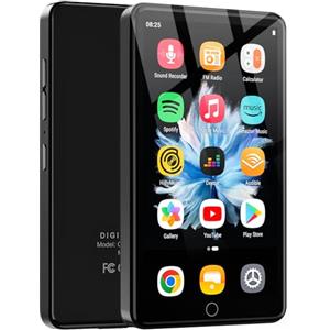 AHENOD Lettore MP3 da con WiFi e Bluetooth, schermo touch IPS HD da 4,02 pollici, lettore MP4 con altoparlanti, lettore musicale per bambini, lettore musicale Android con spotify, Deezer e Play Store