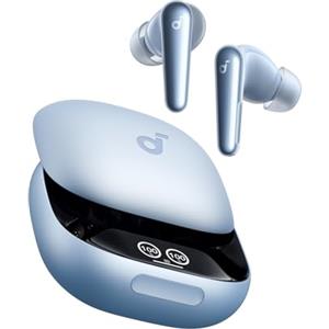 Soundcore di Anker Liberty 4 Pro, Cuffie Bluetooth Wireless In Ear con ANC | Cancellazione Adattiva in Tempo Reale, 7 Sensori, Ricarica 2X Veloce, Musica Hi-Fi, Chiamate Nitide, Azzurro