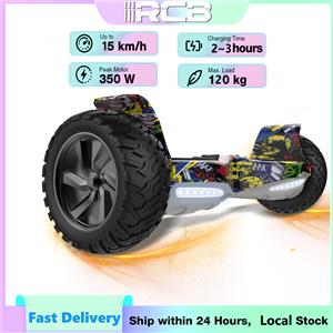 RCB Hoverboard RCB da 8,5 Pollici, Scooter Elettrico Autobilanciante, Controllo App, Altoparlante Bluetooth e Luci LED, Regalo per Bambini