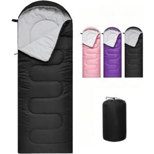 huiyonglan Sacchi a pelo per adulti e bambini per 3-4 stagioni, coperta per adulti, borsa per il trasporto ultraleggera, leggera, compatta, morbida, per campeggio, viaggi, escursioni e zaino in spalla