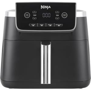 Ninja PRO, Friggitrice ad Aria 4 in 1, Cassetto Singolo, Nero | Frittura ad Aria, Cottura arrosto, Riscaldamento, Essiccazione, Componenti Antiaderenti Lavabili in Lavastoviglie - AF140EU