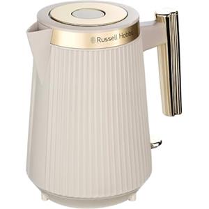 Russell Hobbs Bollitore Elettrico Brontë Stone, 1,7 L, Plissé Pietra