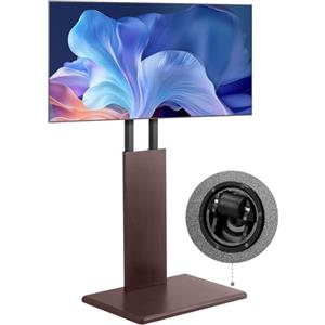 VEVOR Supporto TV PortaTV per Schermo da 812,8-1778 mm max. 45 kg Porta TV Rotazione Sinistra-Destra di ±15° Altezza Regolabile per Angolo di Camera da Letto Soggiorno max. 600 x 400 mm