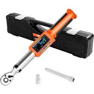 VEVOR Chiave Dinamometrica Digitale, 0-99,57 lbf-ft e 0-135 N.m Chiave Dinamometrica Elettronica ad Alta Precisione, 72 Denti, con Valore Preimpostato, Cicalino e Notifica LED, per Auto e Moto