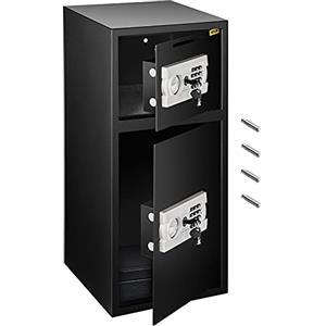 VEVOR Cassaforte Digitale da 74 L, Cassetta di Sicurezza a Combinazione Digitale per Uso Domestico, Cassaforte per Soldi, Gioielli, Documenti