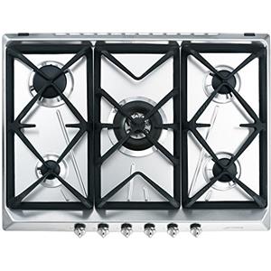 SMEG SRV576GH5 1, 2550 W, acciaio inossidabile, colore