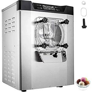 VEVOR Macchina per Icecream Duro Commerciale in Acciaio Inox 1400W Macchina per Gelato Duro Uso Commerciale 16-20 L/H, Macchina per Icecream Velocità 3000 giri/min ca. da Ristorante Hotel Albergo