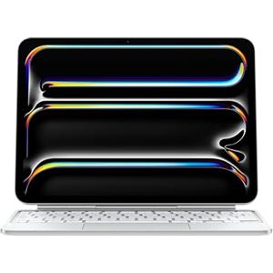 Apple Magic Keyboard per iPad Pro 11'' (M4), comodissima per scrivere e con trackpad integrato, tasti funzione, Italiano — Bianco