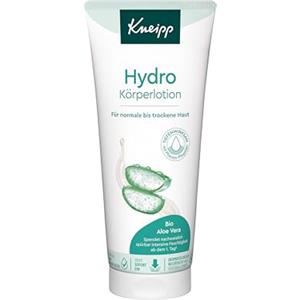 Kneipp Hydro Lozione per il corpo - Lozione per il corpo con prezioso estratto di aloe vera biologico e pantenolo idratante - per pelli normali e secche - assorbe rapidamente - 200 ml