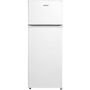 COMFEE' RCT284WH2A frigorifero con congelatore/congelatore superiore/176 kWh/anno/143cm Altezza/Luce LED/Cerniera porta reversibile/Bianco