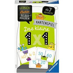 Ravensburger 80350 - Impara a ridere da solo: The little 1 x 1, gioco per bambini dai 7 anni, gioco educativo per 1-4 giocatori, gioco di carte