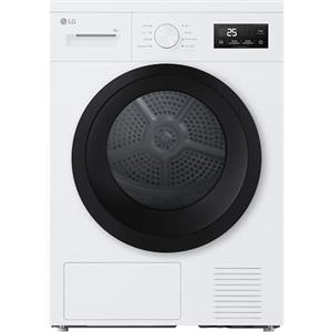 LG RNA1008NWK Asciugatrice Pompa di Calore 8 kg, Classe D, Asciugatura Delicata a Bassa Temperatura con Sensore, Serie A1, 8 Programmi, Cestello in Acciaio Galvanizzato, Bianco