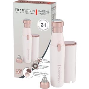 Remington Rasoio Viso Donna, 2 in 1, Rosa, Ricarica USB-C, Impermeabile