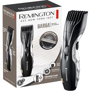 Remington Set Regolabarba Uomo - 9 impostazioni di lunghezza 1,5-18 mm- Funzionamento a rete/batteria, indicatori LED di carica/ricarica, regolabarba, Rasoio elettrico Barba, MB320C
